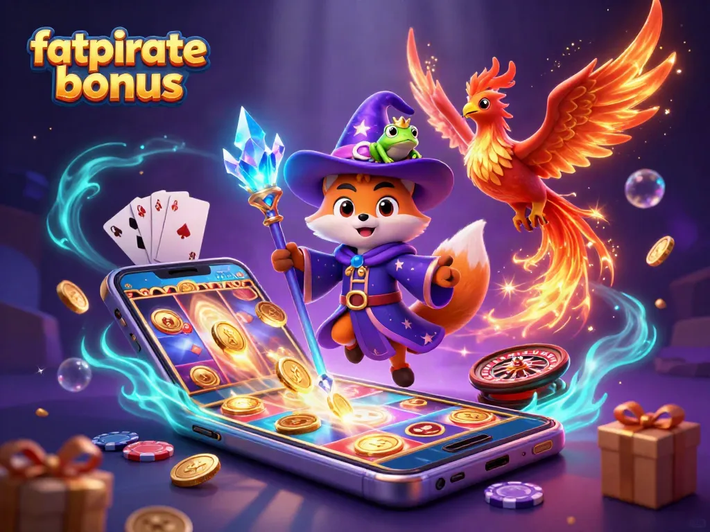 Explore the enchanting fatpirate bonus with captivating characters and casino elements.