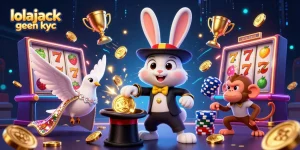 Engage with lolajack geen kyc effortlessly and win big with fun 3D casino characters and elements