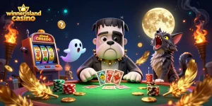 Experience the thrill of gaming at winnerislandcasino with vibrant characters and rich casino elements.